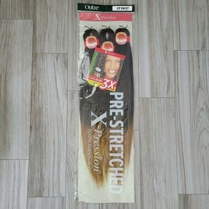Outre 1B Braid Up 100% Kanekalon 2-Tone Pre-Stretched Braid 52” Brown 2T1B/27